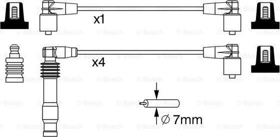 BOSCH 0 986 357 233 - Set kablova za paljenje www.molydon.hr