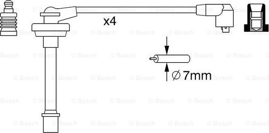 BOSCH 0 986 357 278 - Set kablova za paljenje www.molydon.hr