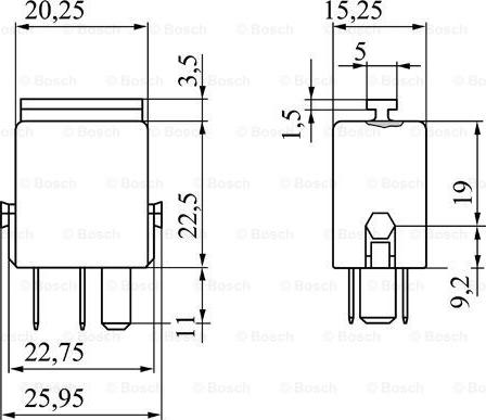 BOSCH 0 986 332 060 - Relej, glavna struja www.molydon.hr