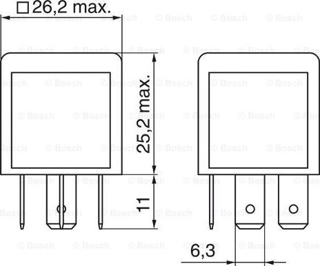 BOSCH 0 986 332 003 - Relej, glavna struja www.molydon.hr