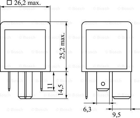 BOSCH 0 986 332 002 - Relej, glavna struja www.molydon.hr