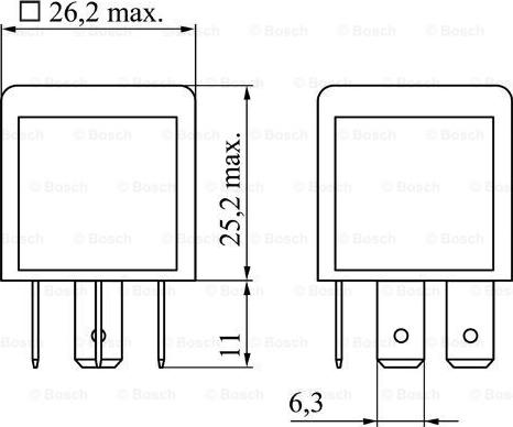 BOSCH 0 986 332 030 - Relej, glavna struja www.molydon.hr