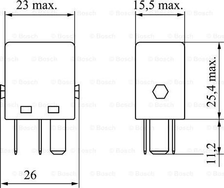 BOSCH 0 986 332 020 - Relej, glavna struja www.molydon.hr