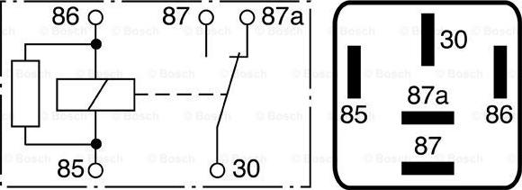 BOSCH 0 986 332 073 - Relej, glavna struja www.molydon.hr
