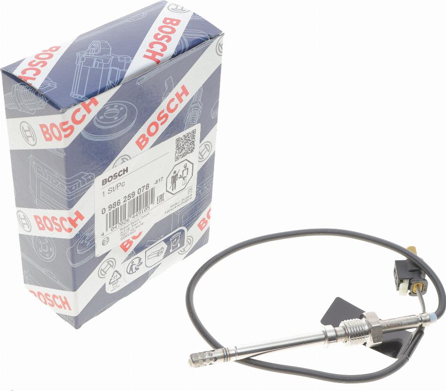 BOSCH 0 986 259 078 - Senzor, temperatura Ispušnih plinova www.molydon.hr