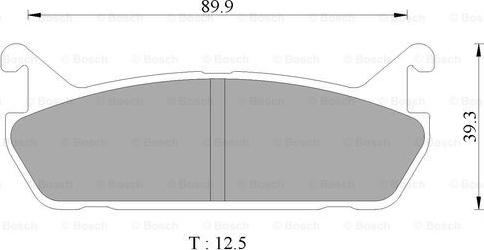 BOSCH 0 986 AB9 041 - Komplet Pločica, disk-kočnica www.molydon.hr