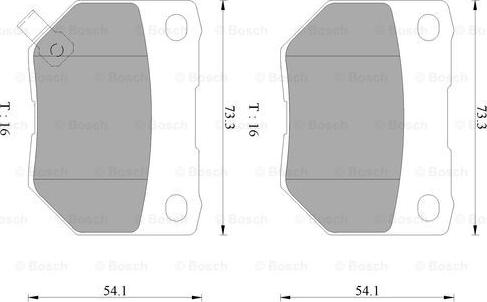 BOSCH 0 986 AB9 052 - Komplet Pločica, disk-kočnica www.molydon.hr