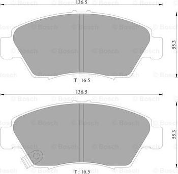 BOSCH 0 986 AB9 069 - Komplet Pločica, disk-kočnica www.molydon.hr