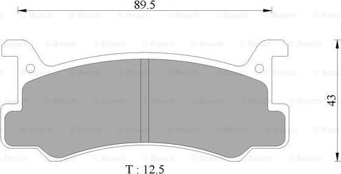 BOSCH 0 986 AB9 007 - Komplet Pločica, disk-kočnica www.molydon.hr