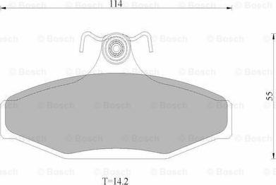 BOSCH 0 986 AB9 016 - Komplet Pločica, disk-kočnica www.molydon.hr