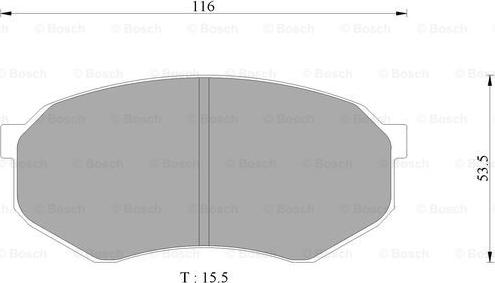 BOSCH 0 986 AB9 029 - Komplet Pločica, disk-kočnica www.molydon.hr