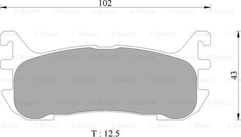 BOSCH 0 986 AB9 070 - Komplet Pločica, disk-kočnica www.molydon.hr