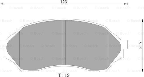 BOSCH 0 986 AB9 077 - Komplet Pločica, disk-kočnica www.molydon.hr