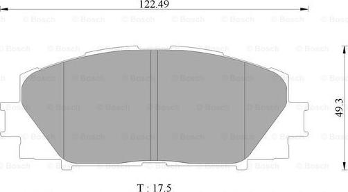 BOSCH 0 986 AB9 146 - Komplet Pločica, disk-kočnica www.molydon.hr