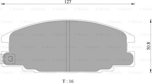 BOSCH 0 986 AB9 155 - Komplet Pločica, disk-kočnica www.molydon.hr