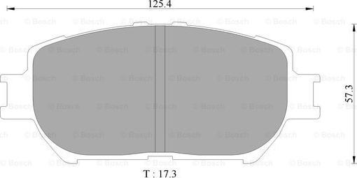 BOSCH 0 986 AB9 116 - Komplet Pločica, disk-kočnica www.molydon.hr