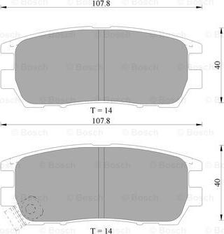 BOSCH 0 986 AB9 182 - Komplet Pločica, disk-kočnica www.molydon.hr