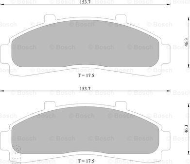 BOSCH 0 986 AB9 187 - Komplet Pločica, disk-kočnica www.molydon.hr