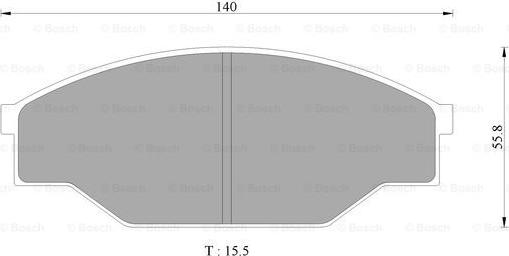 BOSCH 0 986 AB9 130 - Komplet Pločica, disk-kočnica www.molydon.hr