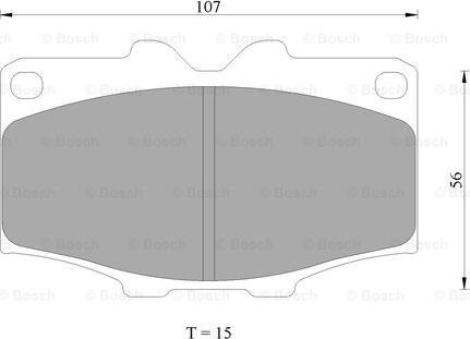 BOSCH 0 986 AB9 175 - Komplet Pločica, disk-kočnica www.molydon.hr