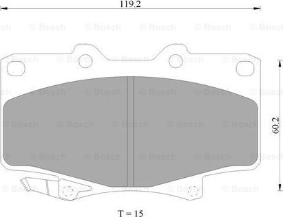 BOSCH 0 986 AB9 173 - Komplet Pločica, disk-kočnica www.molydon.hr