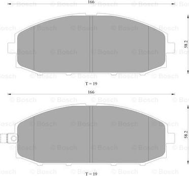 BOSCH 0 986 AB9 177 - Komplet Pločica, disk-kočnica www.molydon.hr