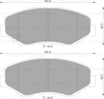 BOSCH 0 986 AB9 344 - Komplet Pločica, disk-kočnica www.molydon.hr