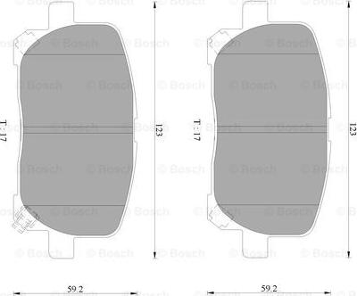 BOSCH 0 986 AB9 352 - Komplet Pločica, disk-kočnica www.molydon.hr