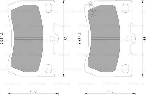 BOSCH 0 986 AB9 364 - Komplet Pločica, disk-kočnica www.molydon.hr