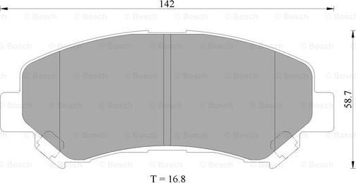 BOSCH 0 986 AB9 368 - Komplet Pločica, disk-kočnica www.molydon.hr