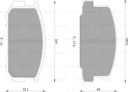 BOSCH 0 986 AB9 312 - Komplet Pločica, disk-kočnica www.molydon.hr