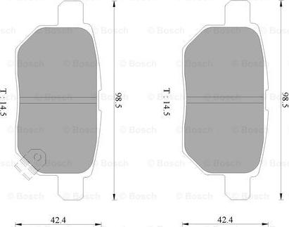 BOSCH 0 986 AB9 328 - Komplet Pločica, disk-kočnica www.molydon.hr