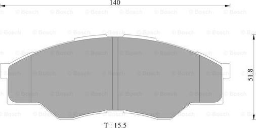 BOSCH 0 986 AB9 376 - Komplet Pločica, disk-kočnica www.molydon.hr