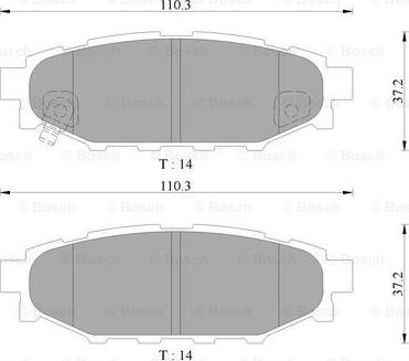 BOSCH 0 986 AB9 299 - Komplet Pločica, disk-kočnica www.molydon.hr