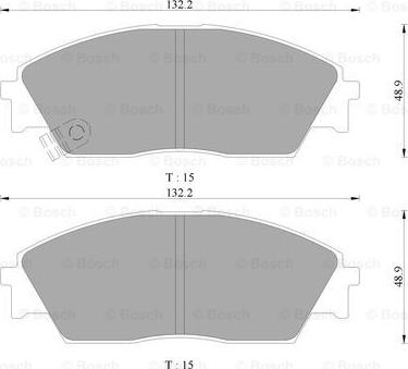 BOSCH 0 986 AB9 248 - Komplet Pločica, disk-kočnica www.molydon.hr