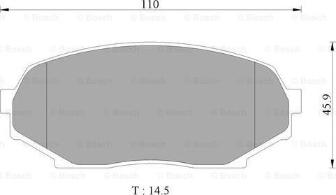 BOSCH 0 986 AB9 252 - Komplet Pločica, disk-kočnica www.molydon.hr