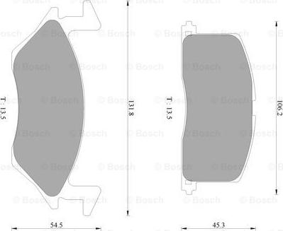 BOSCH 0 986 AB9 269 - Komplet Pločica, disk-kočnica www.molydon.hr