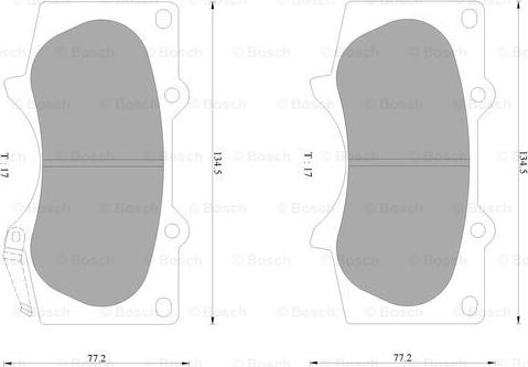 BOSCH 0 986 AB9 280 - Komplet Pločica, disk-kočnica www.molydon.hr