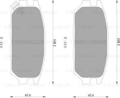 BOSCH 0 986 AB9 226 - Komplet Pločica, disk-kočnica www.molydon.hr