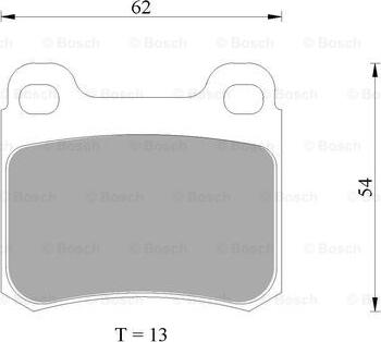 BOSCH 0 986 AB4 975 - Komplet Pločica, disk-kočnica www.molydon.hr