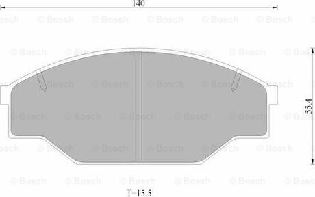 BOSCH 0 986 AB4 499 - Komplet Pločica, disk-kočnica www.molydon.hr