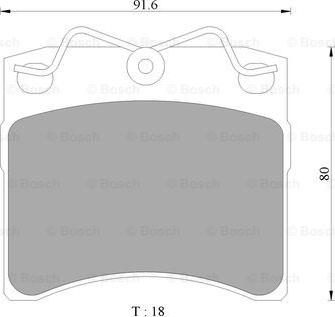 BOSCH 0 986 AB4 443 - Komplet Pločica, disk-kočnica www.molydon.hr