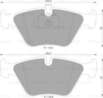 BOSCH 0 986 AB4 464 - Komplet Pločica, disk-kočnica www.molydon.hr