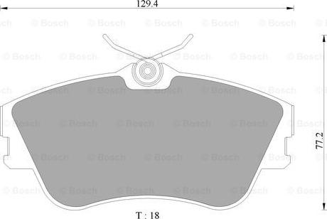 BOSCH 0 986 AB4 462 - Komplet Pločica, disk-kočnica www.molydon.hr