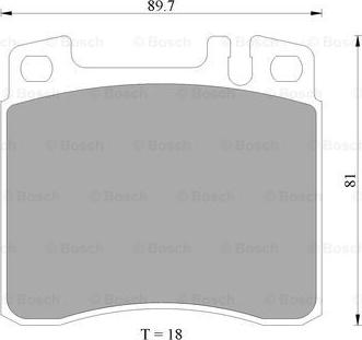 BOSCH 0 986 AB4 439 - Komplet Pločica, disk-kočnica www.molydon.hr