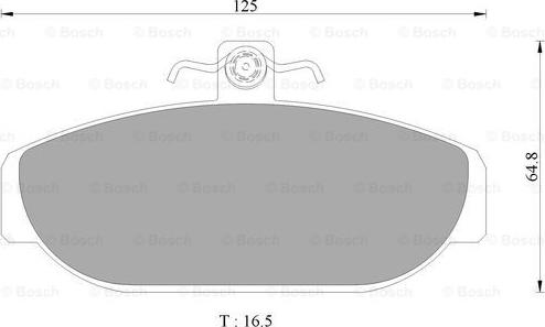 BOSCH 0 986 AB4 426 - Komplet Pločica, disk-kočnica www.molydon.hr