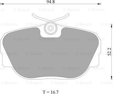 BOSCH 0 986 AB4 428 - Komplet Pločica, disk-kočnica www.molydon.hr