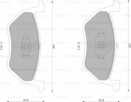 BOSCH 0 986 AB4 592 - Komplet Pločica, disk-kočnica www.molydon.hr