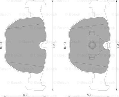 BOSCH 0 986 AB4 556 - Komplet Pločica, disk-kočnica www.molydon.hr