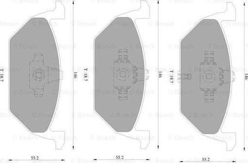 BOSCH 0 986 AB4 553 - Komplet Pločica, disk-kočnica www.molydon.hr